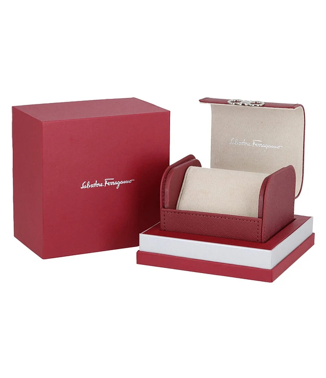 Salvatore Ferragamo Men's F-80 Tonneau Skeleton Quartz Salvatore Ferragamo Men's F-80 Tonneau Skeleton Quartz