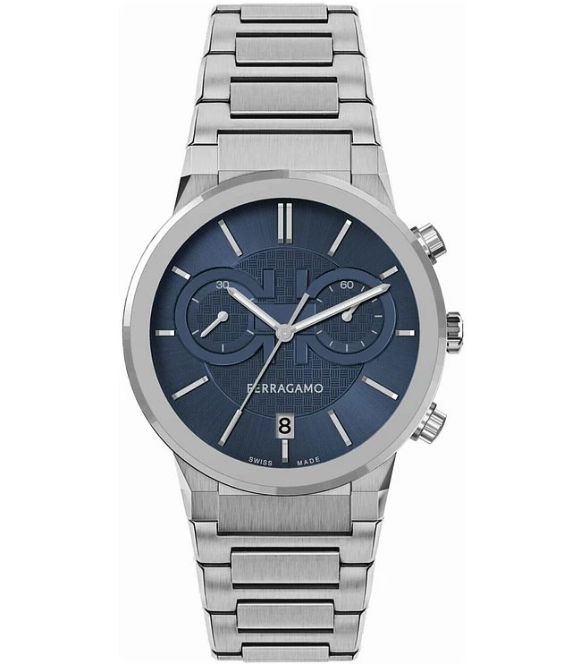 Salvatore Ferragamo Men's Ferragamo Sapphire Chrono Stainless