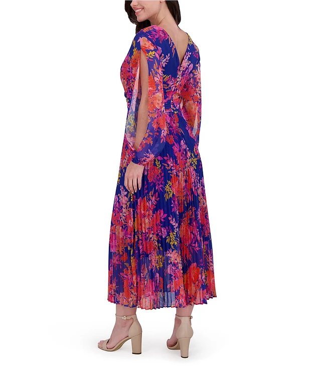 Siena Women's Printed Pleated Cutout Maxi Dress | The Shops