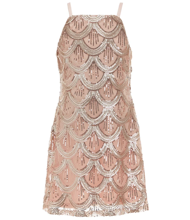 Stella 88 Big Girls 7-16 Sleeveless Sequin-Embellished Stella 88 Big Girls 7-16 Sleeveless Sequin-Embellished