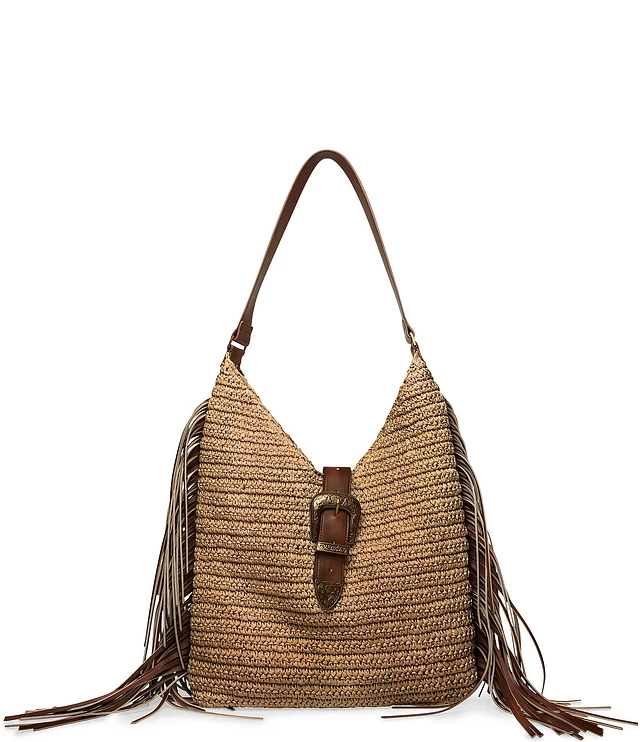 大注目★【STEVE MADDEN】Maira チャーム トート バッグ Steve Madden Maira Embossed Woven X-Large Tote Bag