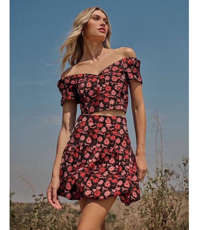Dillards off the shoulder tops discount