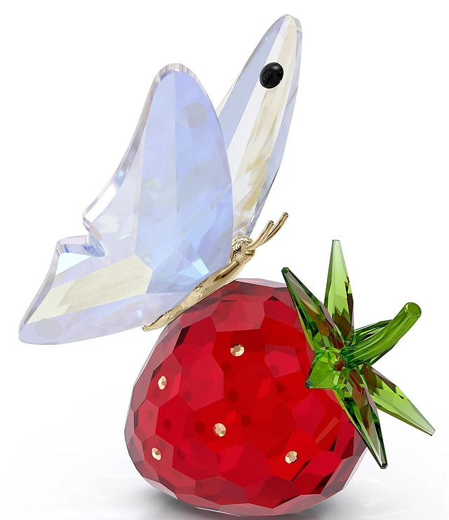 Swarovski Idyllia Butterfly and Strawberry Figurine | Pueblo Mall