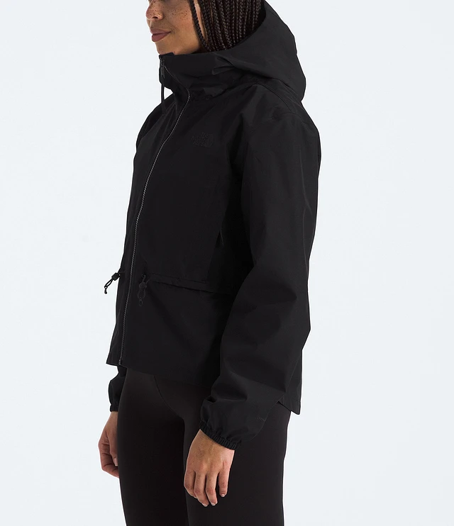 Hunter Acacia Rubberized Hooded 2-Way Zip Front Waterproof Rain