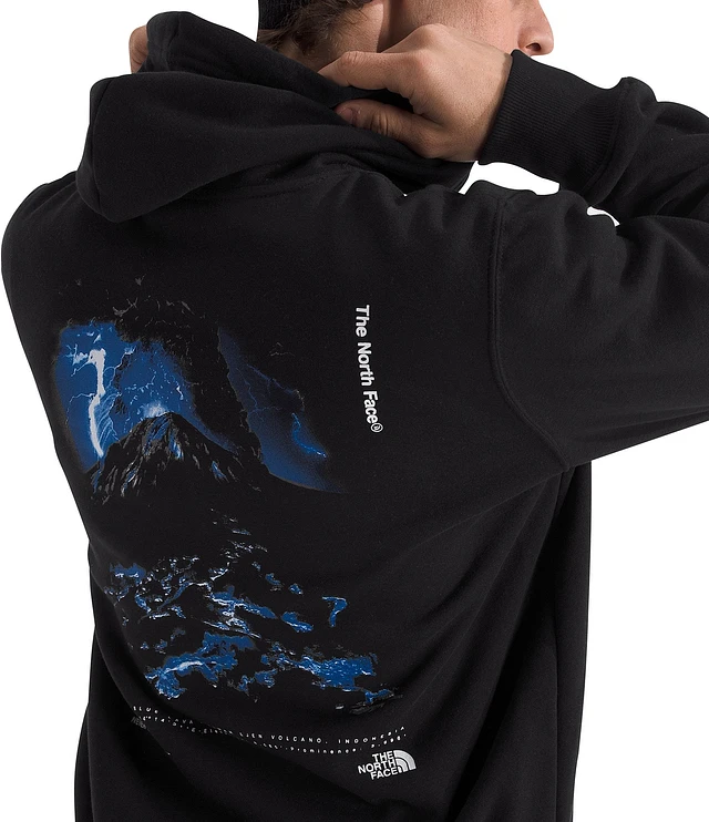 The North Face Long Sleeve Lava Graphic Fleece Hoodie | The
