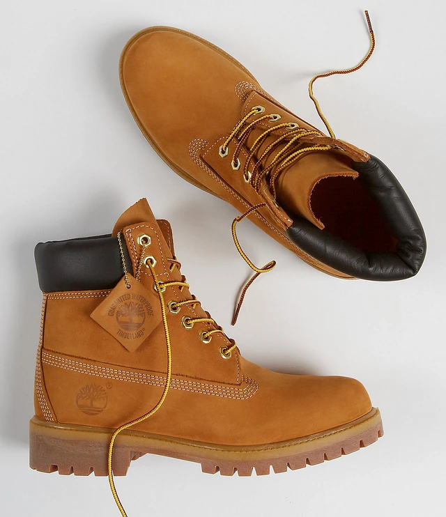 Timberland Mens 6 Inch Premium Waterproof Boots Biggie - Black