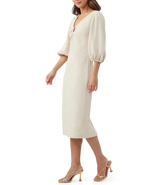 Trina Turk deals Bertina White Crepe Tunic Dress Cover Up