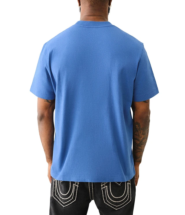 【TRUE RELIGION】ARCH LOGO SHORT SLEEVE★追跡付 True Religion Men's Monogram Arch Short Sleeve Relaxed T