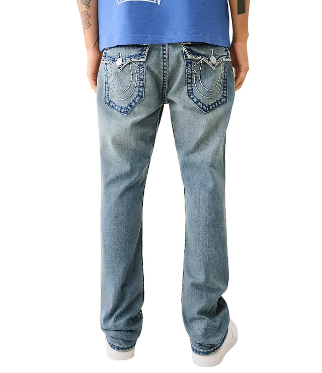 True Religion Ricky Super-T Flap Regular Fit Straight Leg True Religion Ricky Super-T Flap Regular Fit Straight Leg