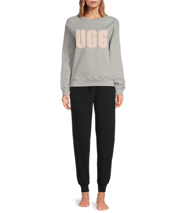 UGG® Madeline Fuzzy Logo Long Sleeve Coordinating Lounge