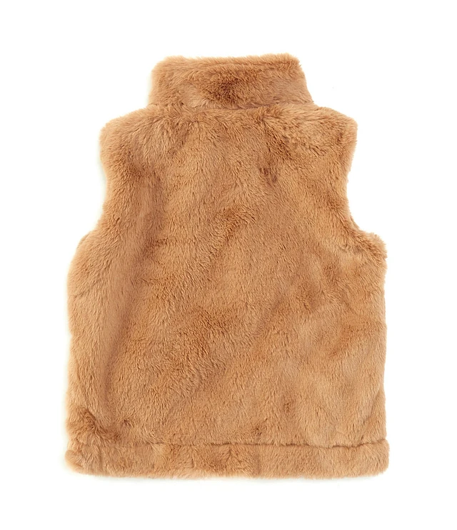 Dillards faux fur vest best sale