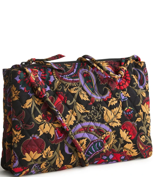 Vera Bradley Midnight Garden Paisley Foxbury Cotton Garbardine