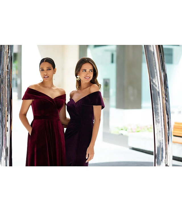 Xscape cold shoulder dress on sale