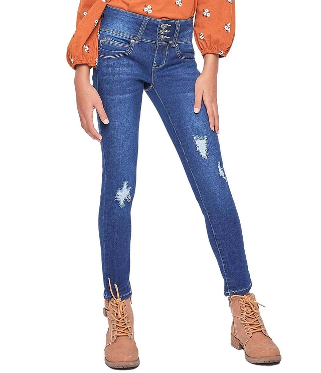 YMI Jeanswear Big Girls 7-14 WannaBettaFit Skinny Jeans at