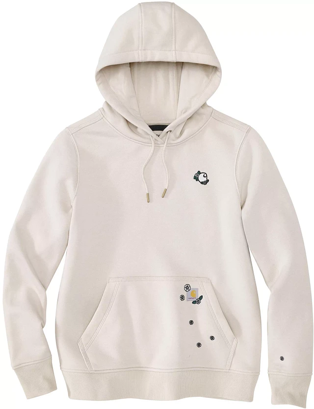 パーカー・フーディ AECA WHITE AECA HAND DRAWING BALANCE HOODIEWASHED CHARCOAL Carhartt Women's Floral Emblem Hoodie | Hamilton Place