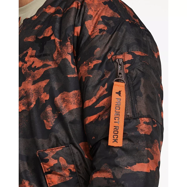 Under Armour Men's Project Rock Veterans Day Bomber Jacket
