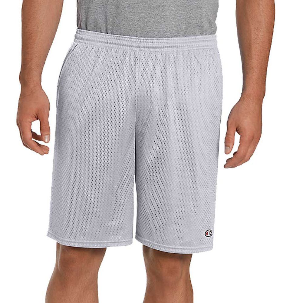 Champion long hot sale mesh shorts