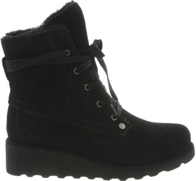 krista genuine shearling lined lace-up boot