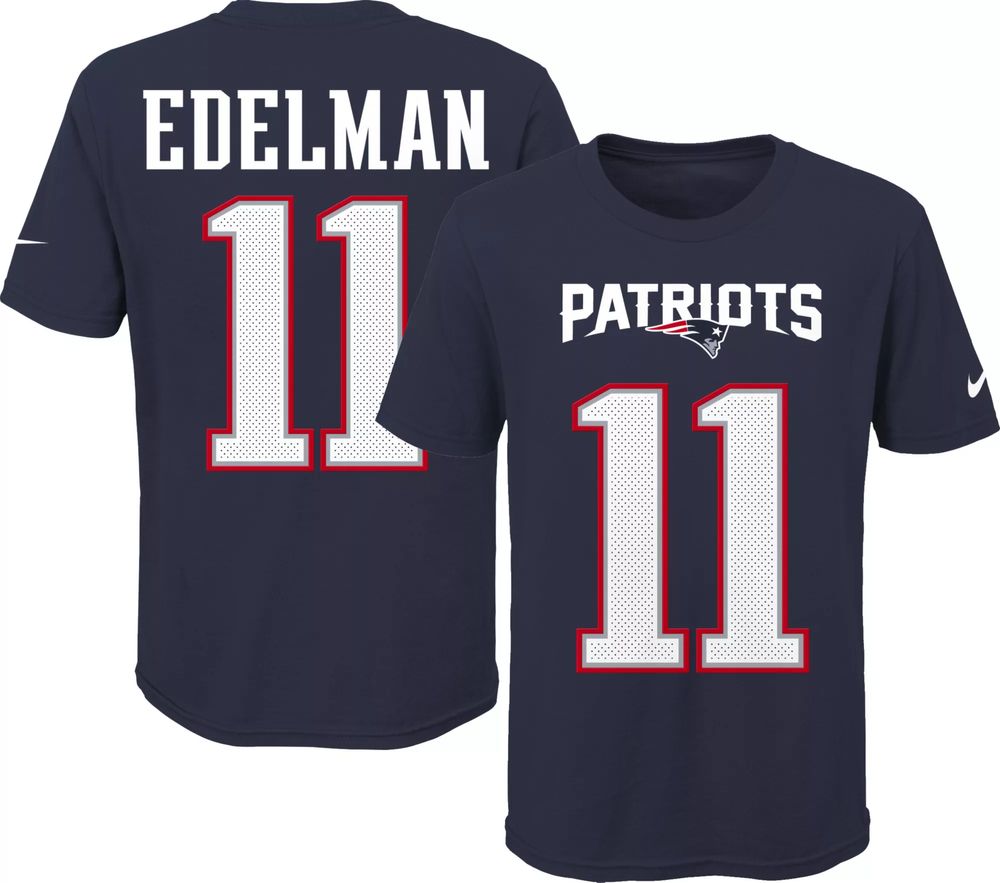 Julian Edelman New England Patriots Signed Authentic Navy Nike Game Jersey  JSA