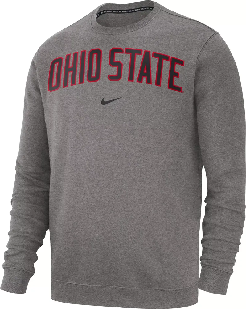 Ohio state men's crew neck sweatshirt hot sale