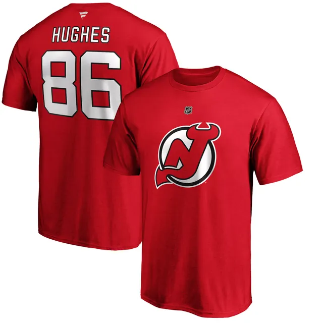 Jack Hughes #86, outlet New Jersey Devils Black Alternate Jersey