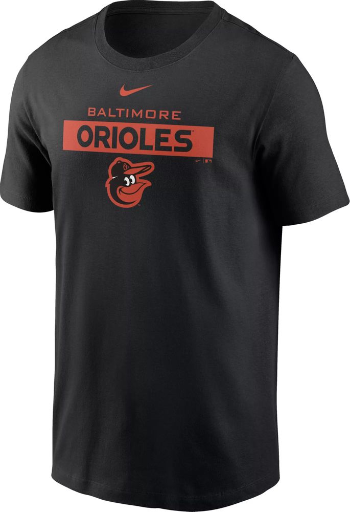 Dick's Sporting Goods Nike Men's Baltimore Orioles Black Cotton T