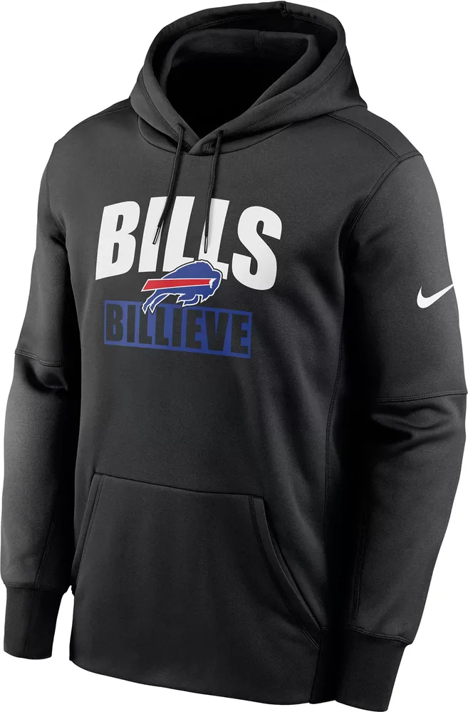 Nike men's buffalo bills historic logo club grey hoodie on sale