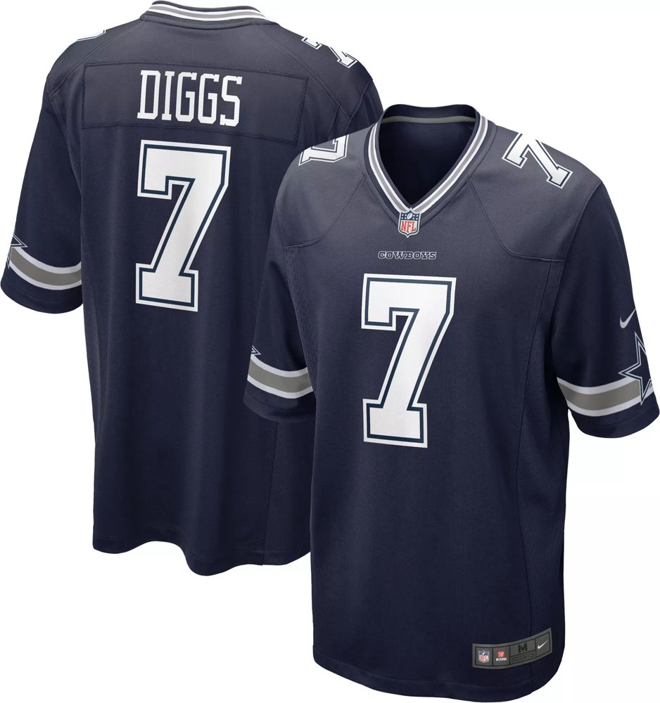 Nike Men's Dallas Cowboys Trevon buy Diggs #7 Navy Alternate Game Jersey