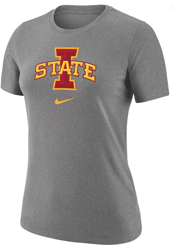 Dick s Sporting Goods Nike Women s Iowa State Cyclones Grey Dri