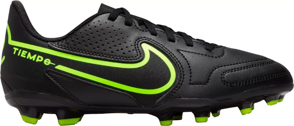 Black and green nike soccer cleats hotsell