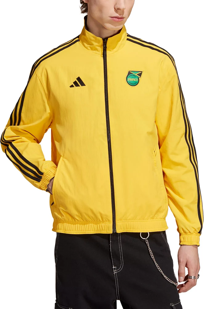 Gold adidas track jacket best sale