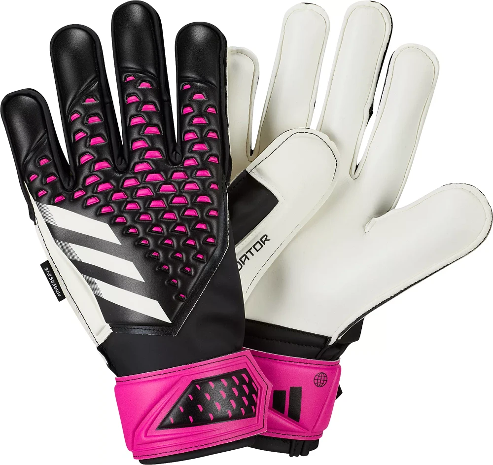 Pink predator shops goalie gloves