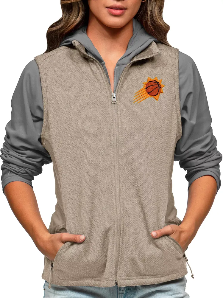 Antigua Women's Phoenix Suns Tan Course Vest The Market Place
