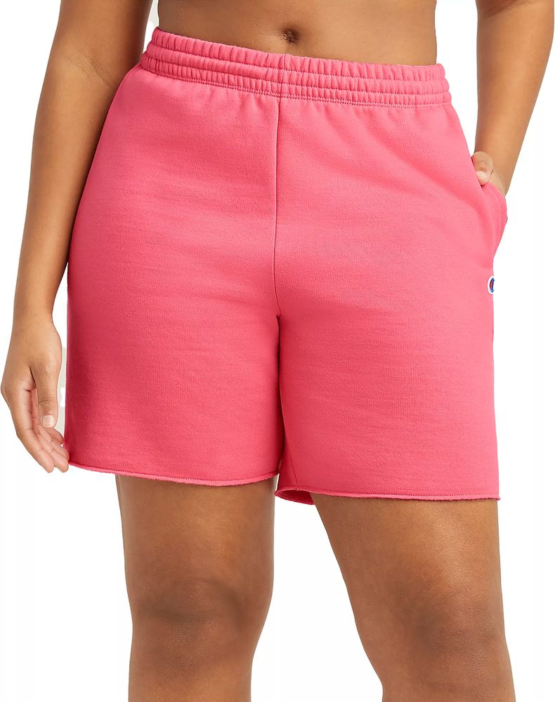 Women's champion best sale fleece shorts