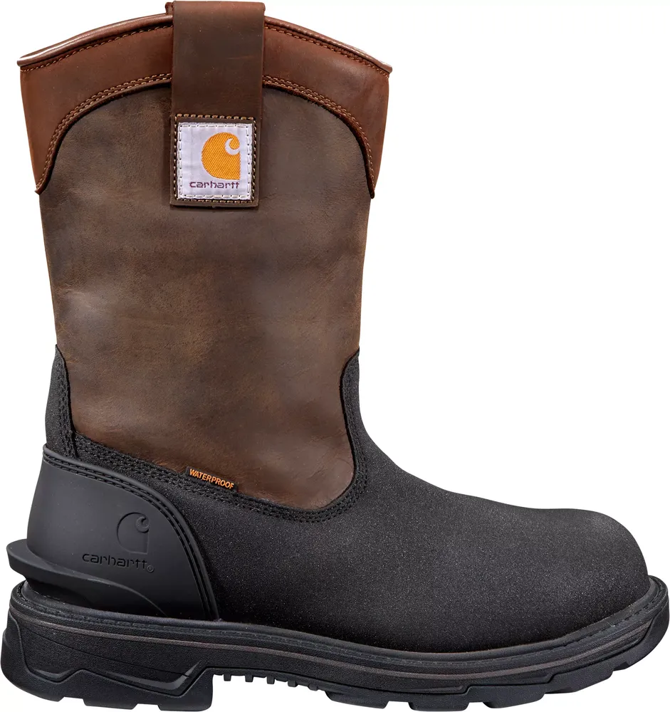 Carhartt pull on steel toe boots best sale