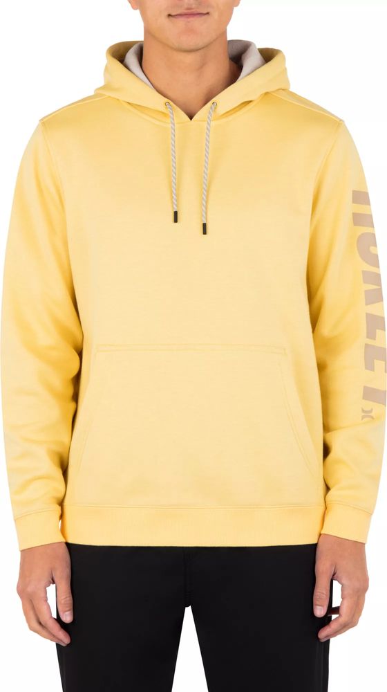 Yellow hot sale hurley hoodie