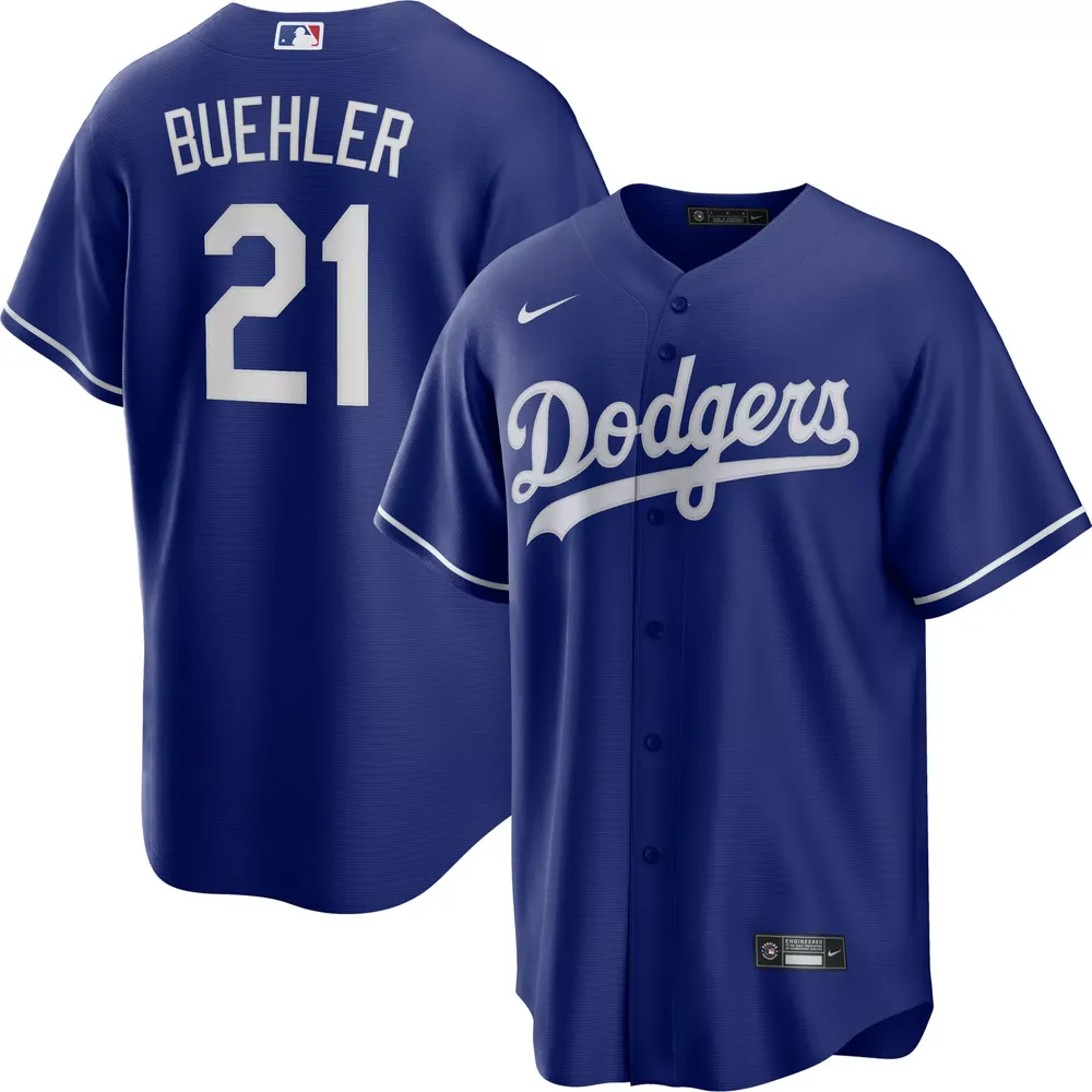 Los Angeles Dodgers Alternate discount Blue Jersey #21 Walker Buehler