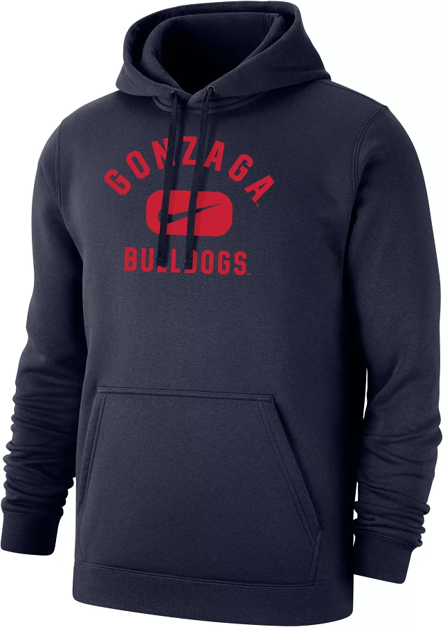 Gonzaga Bulldogs Nike Retro Logo Pullover Hoodie outlet Medium Gray Sweatshirt