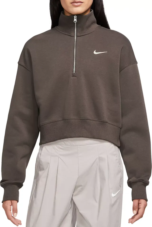 Nike cropped quarter zip hotsell