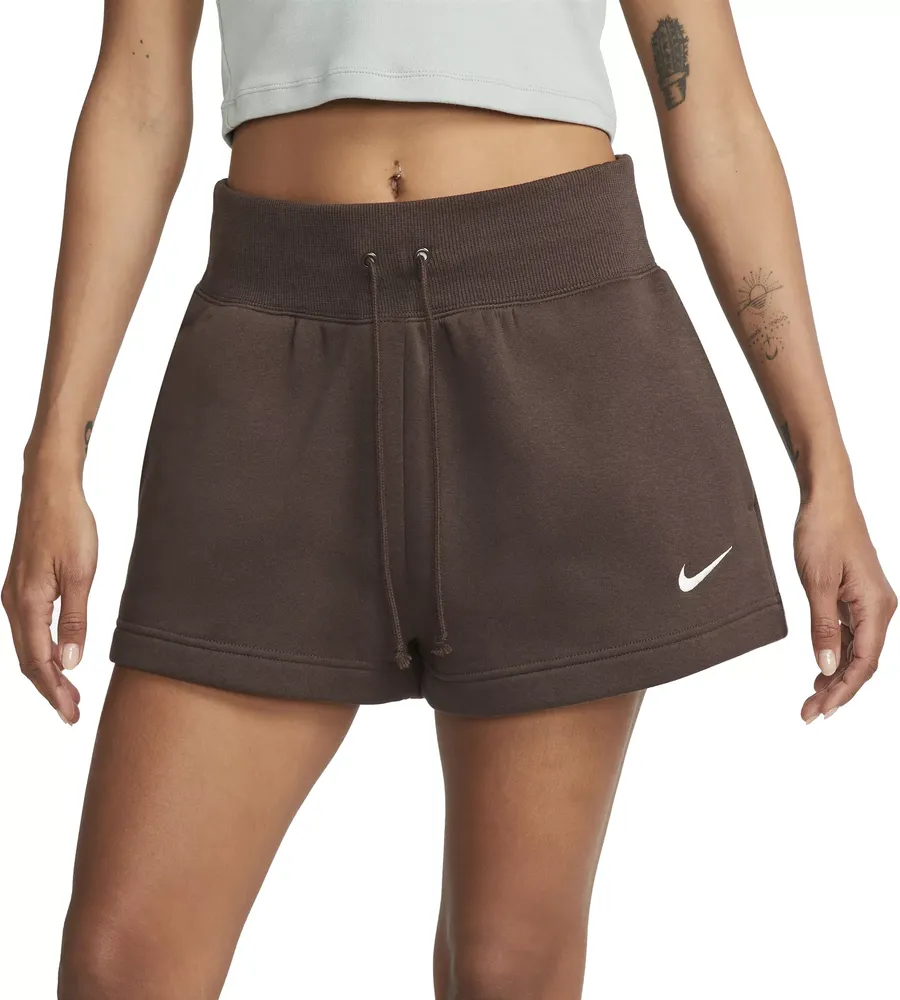 ナイキ Nike 【 Women's  Sportswear Phoenix Fleece High-Waisted Baller Shorts Womens 】 レディース Nike Women's Sportswear Phoenix Fleece High-Waisted Shorts