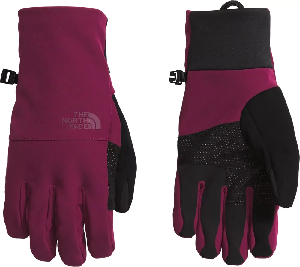 North face apex gloves women's online