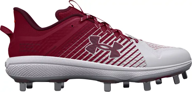 Maroon under 2025 armour baseball cleats