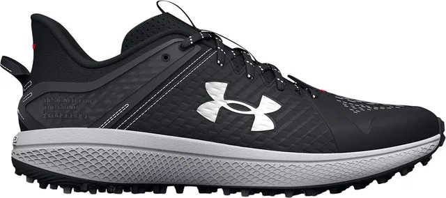 Under Armour Yard Turf Black & White Field Shoes | Ump Attire