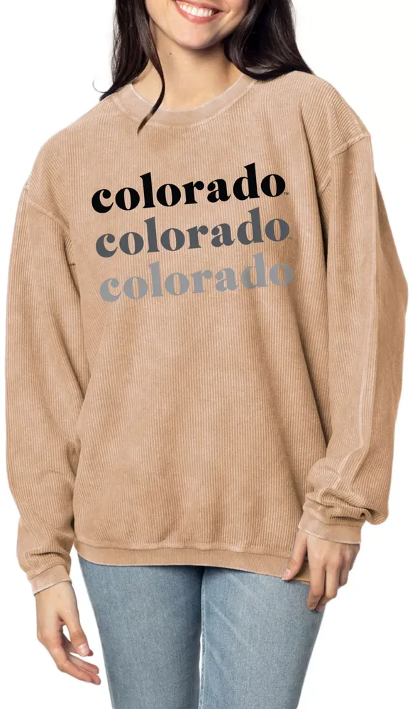 Chicka d corded online crewneck sweatshirt