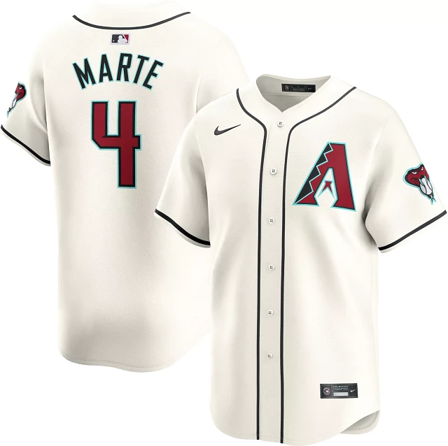 Nike Men's Arizona Diamondbacks Ketel Marte #4 Teal Limited Vapor