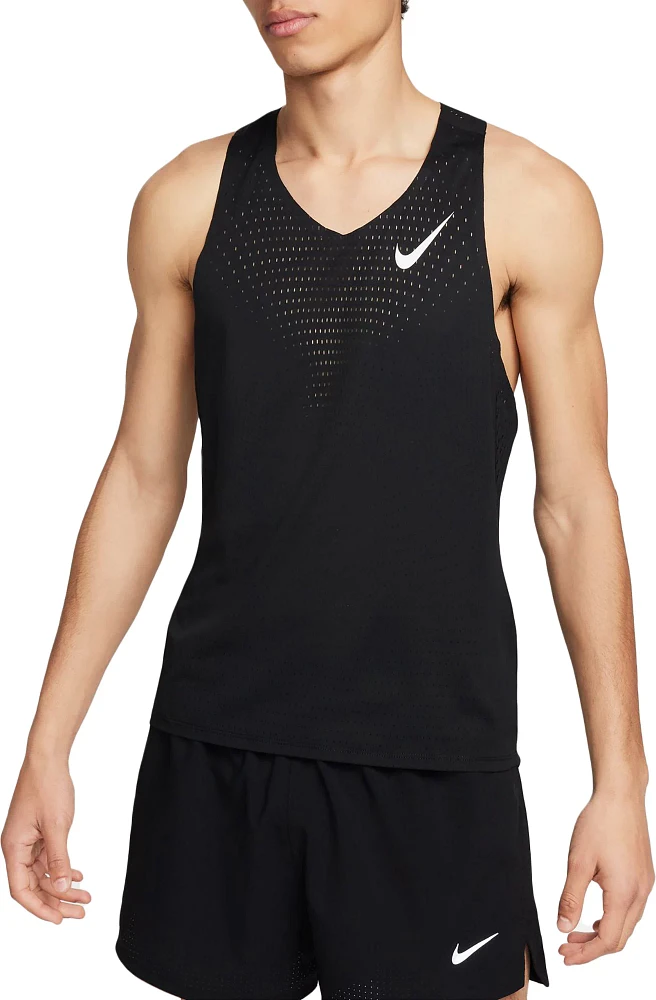 Nike Mens AeroSwift Bowerman Track top Club Singlet Size Small NEW