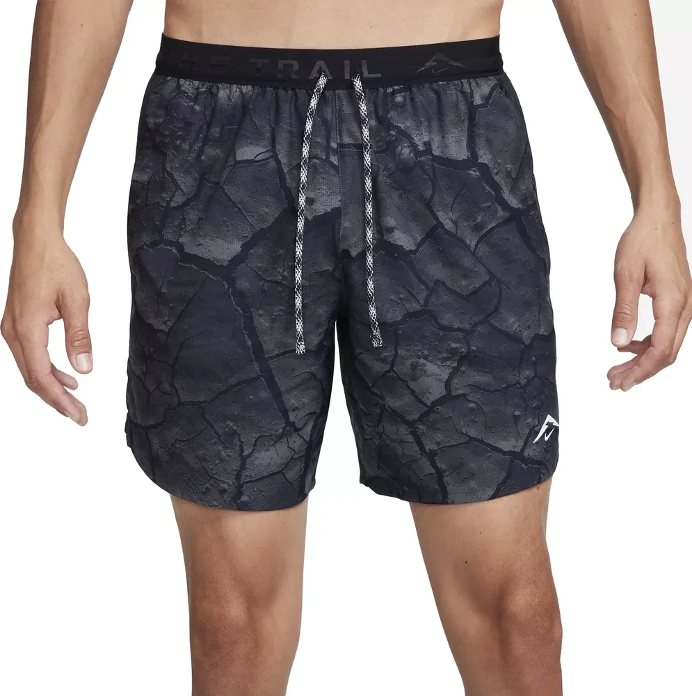 Men's challenger 7 lined printed running shorts best sale