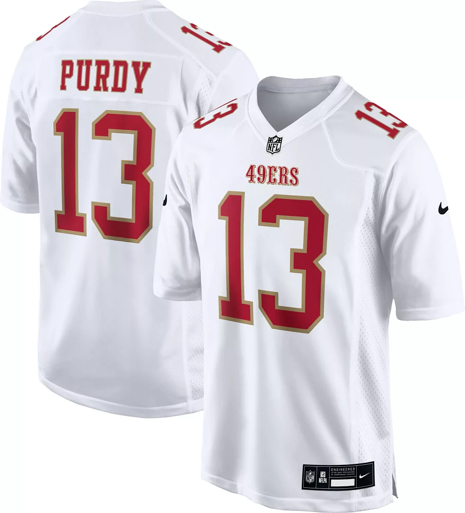 Men's San Francisco 49ers Brock Purdy Nike Scarlet factory Game Player Jersey Size:XL