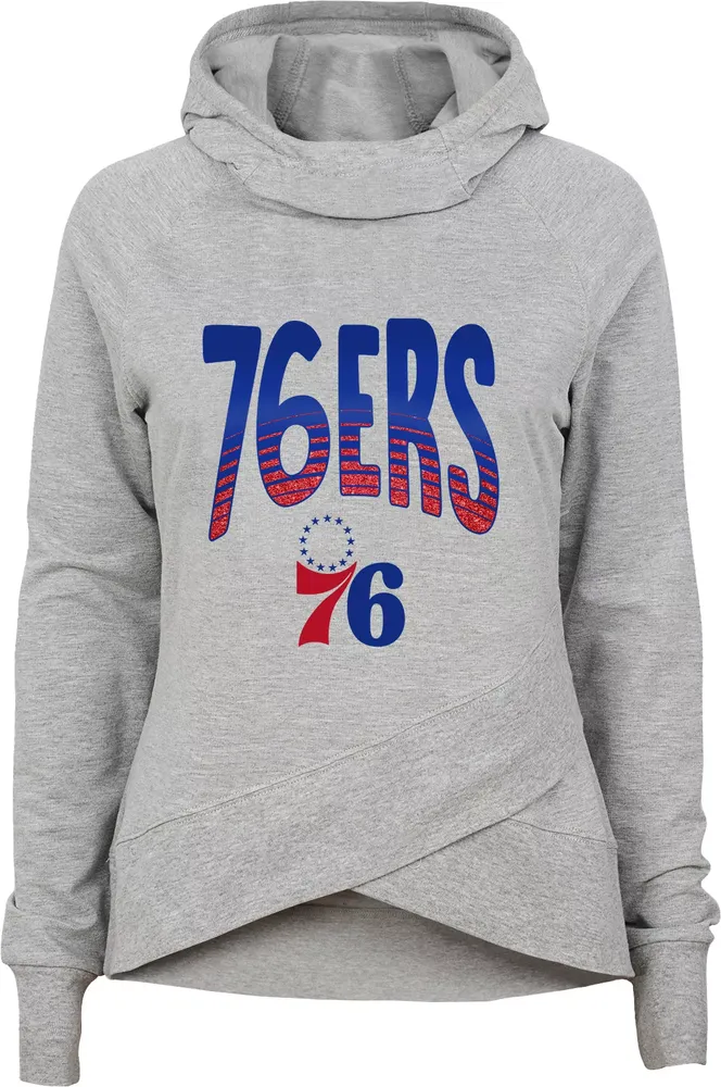 76ers 2024 grey hoodie