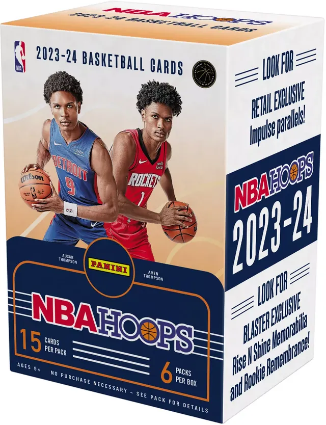 Panini 2023-24 NBA Hoops Basketball Trading Cards Blaster Box